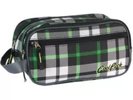 Akcesoria i dodatki do ubrań dla dzieci - Patio CoolPack Wave Kosmetyczka Green Tartan 48064CP - miniaturka - grafika 1