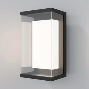Baker Street kinkiet elewacyjny LED 10W 3000K czarny O021WL-L10B3K - Lampy ogrodowe - miniaturka - grafika 1