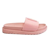 Klapki i japonki damskie - Damskie Klapki Big Star LL274425 Jasnoróżowe - miniaturka - grafika 1