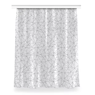 Gotowa zasłona na kółka Geometryczne linie 150x200, Fabricsy - Zasłony - miniaturka - grafika 1