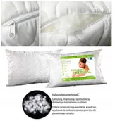 Poduszki - Poduszka regulowana z zamkiem DO SPANIA MEDICAL 40x60 Antyalergiczna 95*C - miniaturka - grafika 1