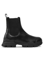 Botki damskie - LOVE MOSCHINO Sztyblety JA15504G0LIA0000 Czarny - miniaturka - grafika 1