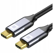 Kable USB - CO2 KABEL USB-C SZYBKIE ŁADOWANIE THUNDERBOLT 3 20GBPS 100W USB TYP C 4K 2M - miniaturka - grafika 1