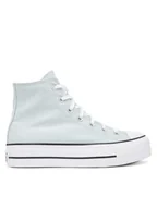 Trampki damskie - Converse Trampki Chuck Taylor All Star Lift Platform A11873C Błękitny - miniaturka - grafika 1