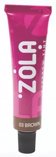 Project Lashes, Farbka Do Brwi Zola, 03 Brown, 15 Ml - Akcesoria i kosmetyki do stylizacji brwi - miniaturka - grafika 1