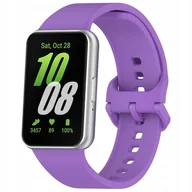 Akcesoria do smartwatchy - Pasek Bizon Strap Watch Silicone do Galaxy Fit 3, fioletowy - miniaturka - grafika 1