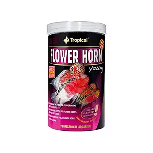 Tropical FLOWER HORN YOUNG PELLET 1L VAT000382 - Pokarm dla ryb - miniaturka - grafika 1