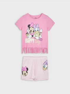 Dresy i komplety dla dziewczynek - Sinsay - Komplet: koszulka i szorty Disney - wielobarwny - grafika 1