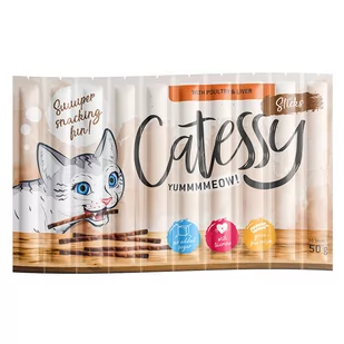 Mega Pakiet Catessy Sticks, 150 x 5 g - Z drobiem i wątróbką - Przysmaki dla kotów - miniaturka - grafika 1