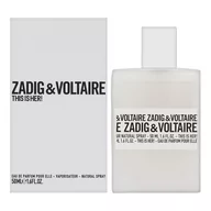 Wody i perfumy damskie - Zadig & Voltaire This Is Her! woda perfumowana 50ml - miniaturka - grafika 1