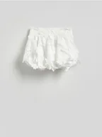 Spódnice - Reserved - Spódnica bombka z kwiatami 3D - biały - miniaturka - grafika 1