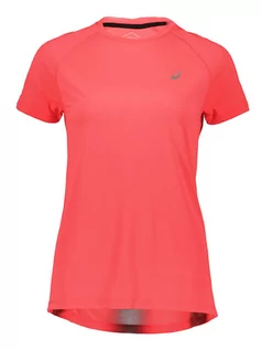 Koszulki sportowe damskie - asics Koszulka sportowa "Sport run" w kolorze czerwonym - grafika 1