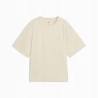 Koszulki i topy damskie - PUMA KOSZULKA ESS ELEVATED RELAXED VELOUR RIB 68810687 r M - miniaturka - grafika 1