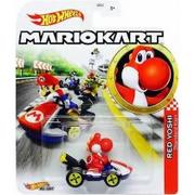 Samochody i pojazdy dla dzieci - Mattel Pojazd podstawowy Mario Kart Red Yoshi GXP-783842 - miniaturka - grafika 1