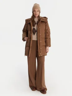 Weekend Max Mara Płaszcz zimowy Newbembo 2525496072 Brązowy Relaxed Fit - Kurtki damskie - miniaturka - grafika 1