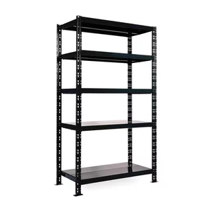 Regał półkowy 1+1 GRATIS, 1800x1600x500 mm, 5 półek, nośność półki 200 kg, podstawowy - Szafy i regały magazynowe - miniaturka - grafika 4