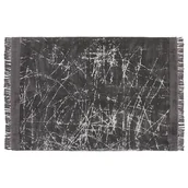 Dywany - Dywan z wiskozy 160 x 230 cm ciemnoszary HANLI - miniaturka - grafika 1