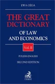 E-booki - prawo - The Great Dictionary of Law and Economics. Polish - English. Vol. 1-2 - miniaturka - grafika 1