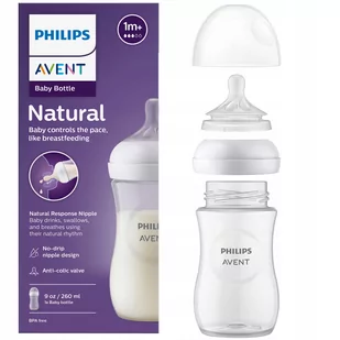 Butelka Philips Avent Natural Antykolkowa 260 Ml - Butelki dla niemowląt - miniaturka - grafika 1