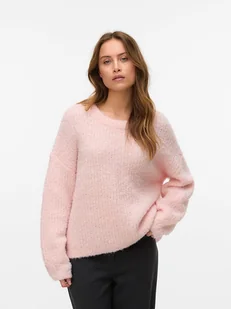 Vero Moda Sweter w kolorze jasnoróżowym - Swetry damskie - miniaturka - grafika 1