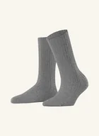 Skarpetki damskie - Falke Skarpety Cosy Wool Boot Z Wełną Merino grau - miniaturka - grafika 1