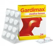 Przeziębienie i grypa - TACTICA Pharmaceuticals Sp. z o. Gardimax Medica Lemon 24 sztuki 8968142 - miniaturka - grafika 1