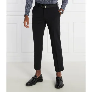 BOSS Wełniane spodnie P-Genius-CW-WG-233 | Regular Fit - Spodnie męskie - miniaturka - grafika 1