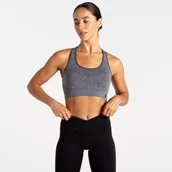 Bielizna sportowa damska - Dare 2b Damski biustonosz sportowy Don't Sweat It II Szary, Rozmiar: XL - miniaturka - grafika 1