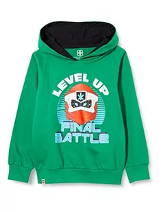 LEGO Chłopięca bluza z kapturem Ninjago bluza z kapturem, 831 Light Green, 92 - Bluzy dla chłopców - miniaturka - grafika 1