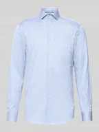 Koszule męskie - Koszula biznesowa o kroju slim fit z czystej bawełny model ‘HANK’ - miniaturka - grafika 1