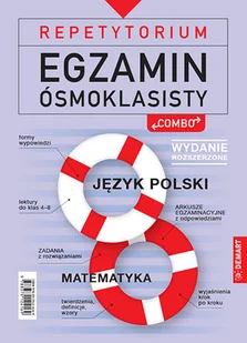 Demart Repetytorium. Egzamin ósmoklasisty: Polski i matematyka. Wersja rozszerzona praca zbiorowa - Materiały pomocnicze dla uczniów - miniaturka - grafika 2