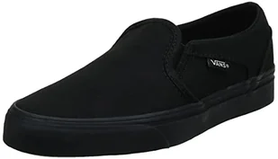 Vans Damskie sneakersy na platformie Asher, Czarne płótno czarne czarne 186-38 EU - Sneakersy damskie - miniaturka - grafika 1