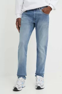 Spodnie męskie - Diesel jeansy 2019 D-STRUKT męskie kolor niebieski A03558.0CLAF - grafika 1