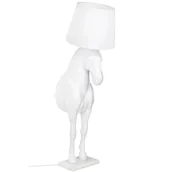 Lampy stojące - King Home Lampa podłogowa KOŃ HORSE STAND M biała - włókno szklane JB001L.WHITE [15772079] - miniaturka - grafika 1