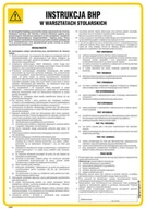 Instrukcje stanowiskowe BHP - IAB01 INSTRUKCJA BHP W WARSZTATACH STOLARSKICH, FN - FOLIA SAMOPRZYLEPNA; (245X350MM) - miniaturka - grafika 1