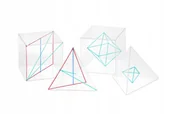 Pomoce naukowe - Wielościany foremne 4 szt. - miniaturka - grafika 1