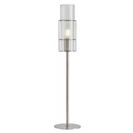 Lampy stojące - Lampka stołowa glamour Tubo 108558 Markslojd szklana srebrna - miniaturka - grafika 1