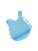 Śliniaki i fartuszki - MINIKOIOI Śliniak silikonowy z kieszonką niebieski MINIKOIOI 8681176330317 - miniaturka - grafika 1