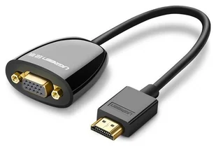 Ugreen HDMI do VGA MM105, bez audio czarny - Kable - miniaturka - grafika 1