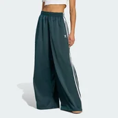 Spodnie damskie - Spodnie dresowe Adicolor Satin Wide Leg - Adidas - miniaturka - grafika 1