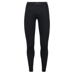 Bielizna sportowa damska - Legginsy termoaktywne damskie Icebreaker 200 oasis black - L - grafika 1