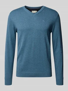 Sweter o kroju regular fit z czystej bawełny - Swetry męskie - miniaturka - grafika 1