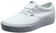 Sneakersy damskie - Vans Doheny damskie sneakersy na platformie, Białe płótno białe 0rg - 42.5 EU - miniaturka - grafika 1