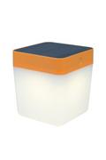 Lampy ogrodowe - Lutec TABLE CUBE Pomarańczowa LED 1W zasilanie solarne IP44 3000K Lampka stołowa zewnętrzna 6908001340 6908001340 - miniaturka - grafika 1