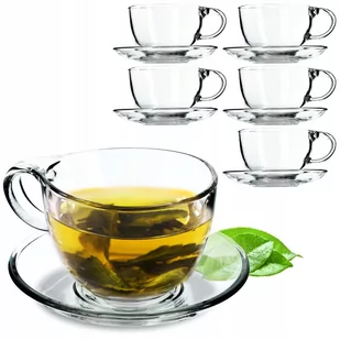 Filiżanki do herbaty ze spodkiem Zinal 250 ml, 6 szt. - Filiżanki - miniaturka - grafika 1