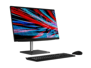 All in One Lenovo V30a-24IIL / 11LA002PRU / Intel i5-10 / 8GB / SSD 512GB / Intel UHD / FullHD / Win 11 Pro / Czarny - Zestawy komputerowe - miniaturka - grafika 1