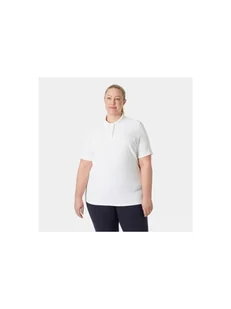 Koszulka HELLY HANSEN W Crew Tech Polo biały XL - Koszulki i topy damskie - miniaturka - grafika 1