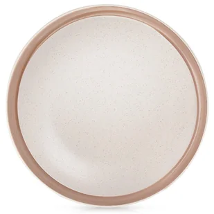 Talerz deserowy ceramiczny beżowy ARTHENA BEIGE 20.5cm NAVA 10-141-081 - Talerze - miniaturka - grafika 1