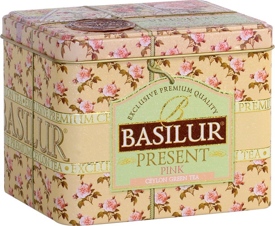 Basilur Herbata zielona liść Basilur Present Pink 100g