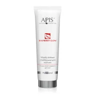 Maseczki do twarzy - Apis Professional Maska żelowa z liofilizowanymi malinami Professional Raspberry Glow 100 ml - miniaturka - grafika 1